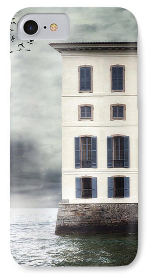 House iPhone 7 Case featuring the photograph House In The Sea by Joana Kruse