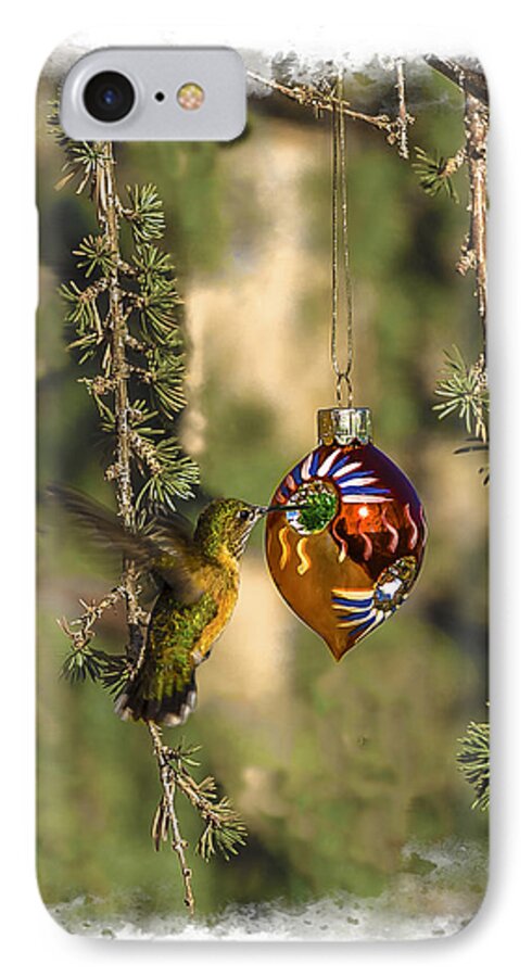 Architectural iPhone 7 Case featuring the photograph Hummingbird Ornament by Lou Novick