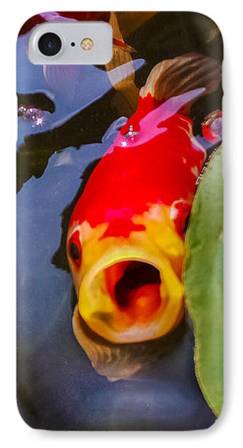 Koi iPhone 7 Case featuring the photograph Koi by Charlie Cliques