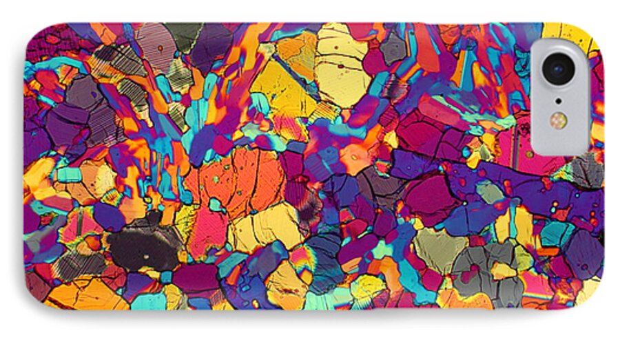 Meteorites iPhone 7 Case featuring the photograph Color Coded by Hodges Jeffery
