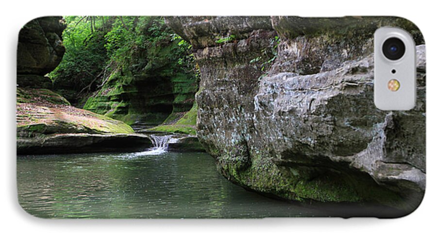 Landscape iPhone 7 Case featuring the photograph Illinois Canyon May 2014 by Paula Guttilla