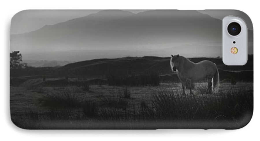 Horse iPhone 7 Case featuring the photograph Illumination Isle of Skye by Sally Ross