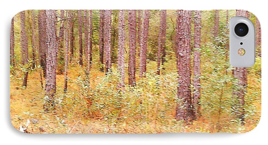 Lancscape iPhone 7 Case featuring the photograph Imaginary Forest by Fortunate Findings Shirley Dickerson