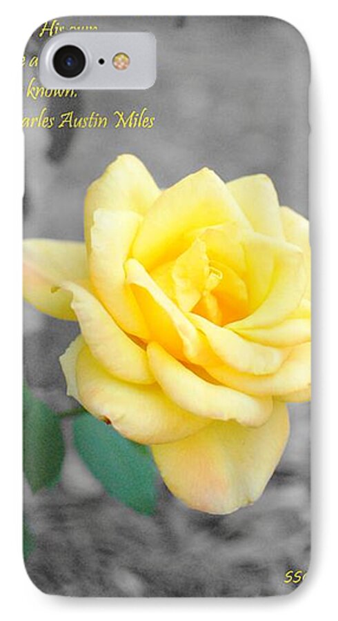 In The Garden iPhone 7 Case featuring the photograph In the Garden by Susan Stevens Crosby