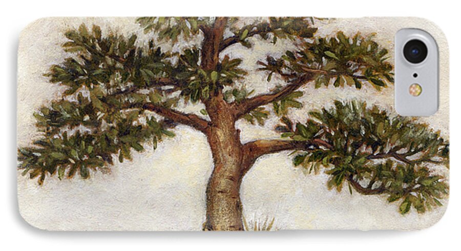 Island iPhone 7 Case featuring the painting Island Tree by Randy Wollenmann