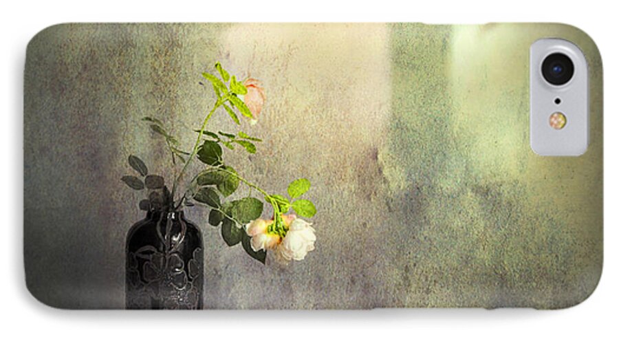 Vintage Still Life iPhone 7 Case featuring the photograph Isn't It Romantic by Theresa Tahara