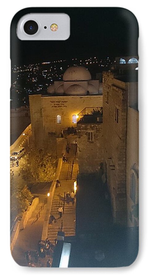 Jerusalem iPhone 7 Case featuring the photograph Jerusalem the old city by Moshe Harboun