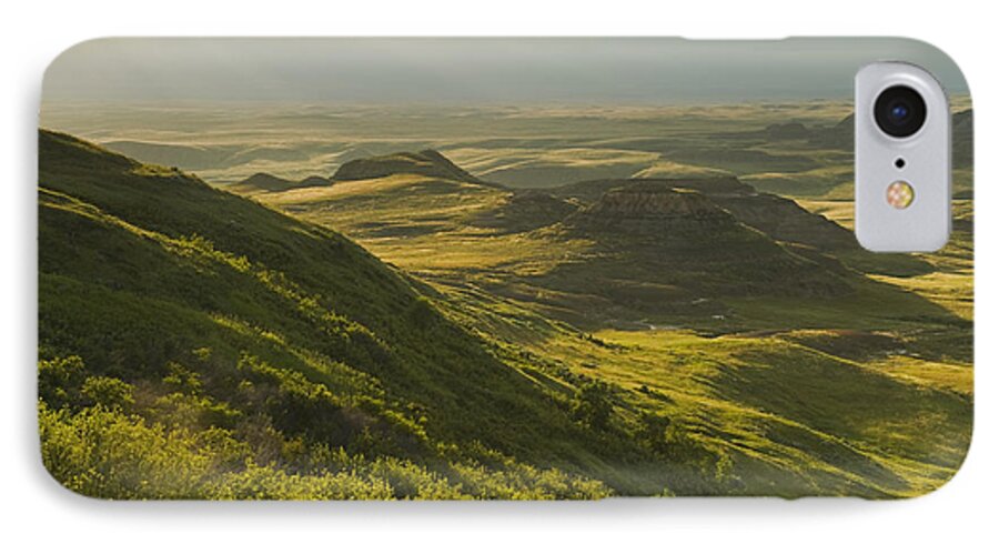 Horizon iPhone 7 Case featuring the photograph Killdeer Badlands In The East Block Of by Dave Reede