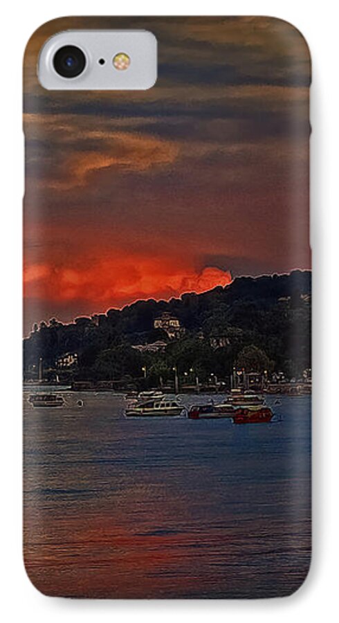 Landscape iPhone 7 Case featuring the photograph Lago Maggiore by Hanny Heim