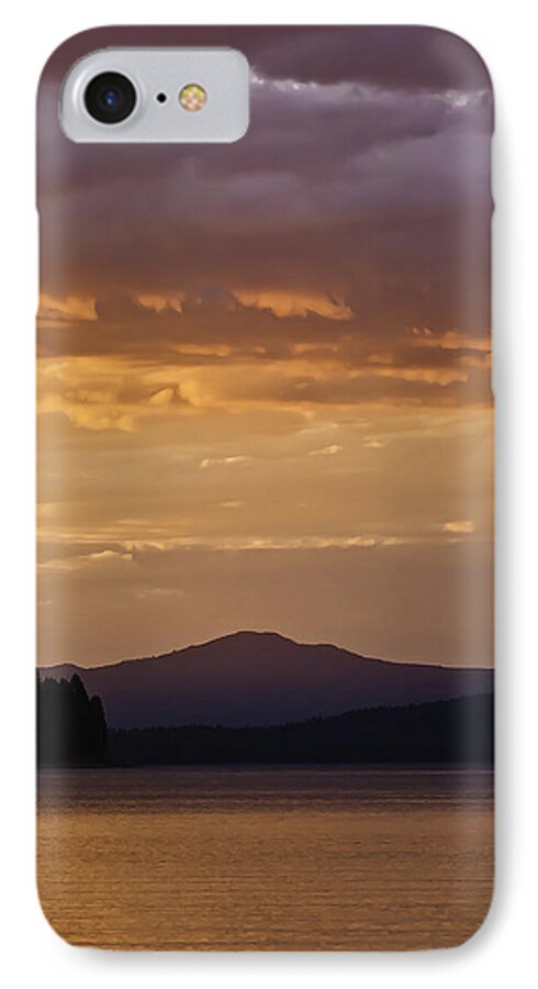 Lake Almanor iPhone 7 Case featuring the photograph Lake Almanor Sunset by Sherri Meyer