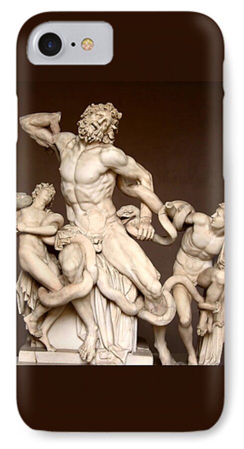 Laocoon And Sons iPhone 7 Case featuring the photograph Laocoon and Sons by Ellen Henneke