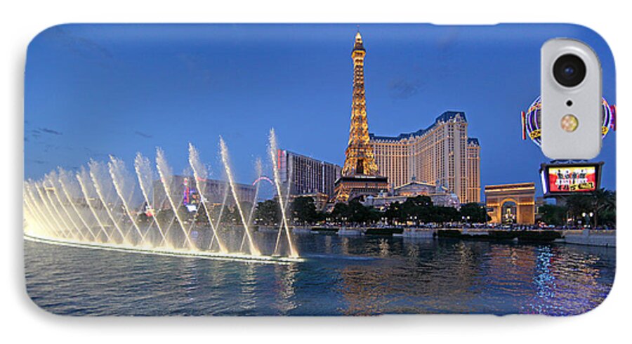 Las Vegas iPhone 7 Case featuring the photograph Las Vegas Skyline by Martin Konopacki