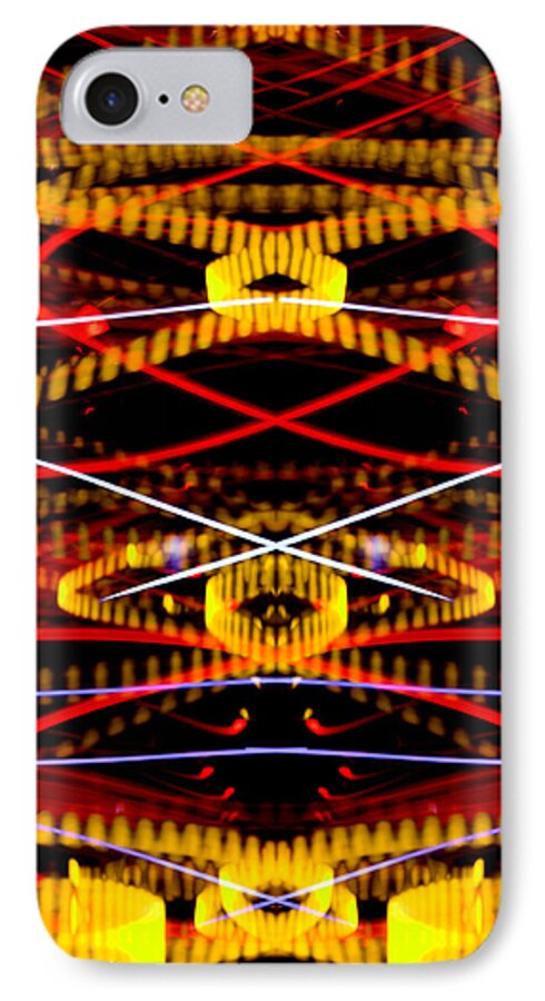 Abstract iPhone 7 Case featuring the photograph Light Fantastic 36 by Natalie Kinnear