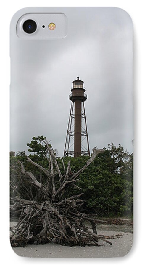 Ligthouse iPhone 7 Case featuring the photograph Lighthouse on Sanibel Island by Christiane Schulze Art And Photography