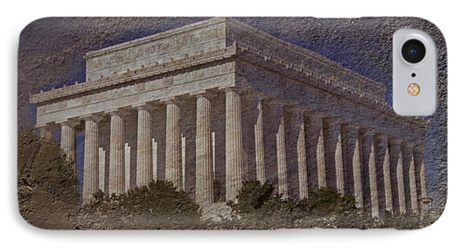 Scenic Tours iPhone 7 Case featuring the photograph Lincoln Memorial by Skip Willits