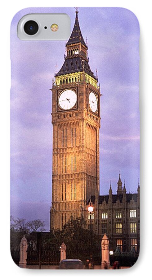 Big Ben iPhone 7 Case featuring the photograph London Time by Lucia Vicari