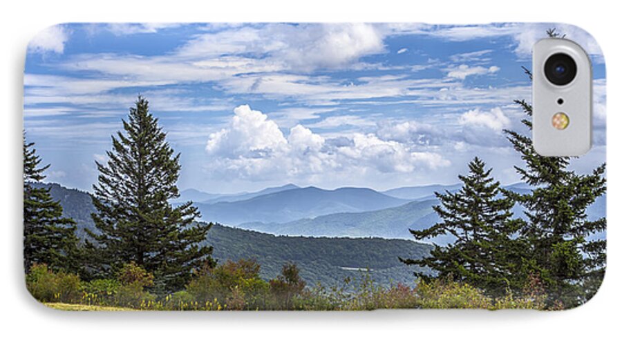 Blue Ridge Mountains iPhone 7 Case featuring the photograph Looking East by Jim Dollar