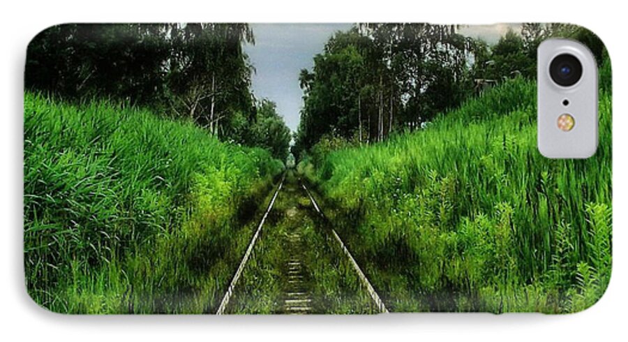 Tracks iPhone 7 Case featuring the digital art Lost and Found by Marvin Blaine