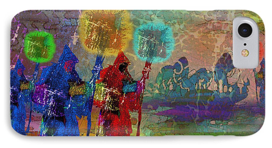Lost Souls In Purgatory iPhone 7 Case featuring the painting Lost Souls in Purgatory by Craig A Christiansen