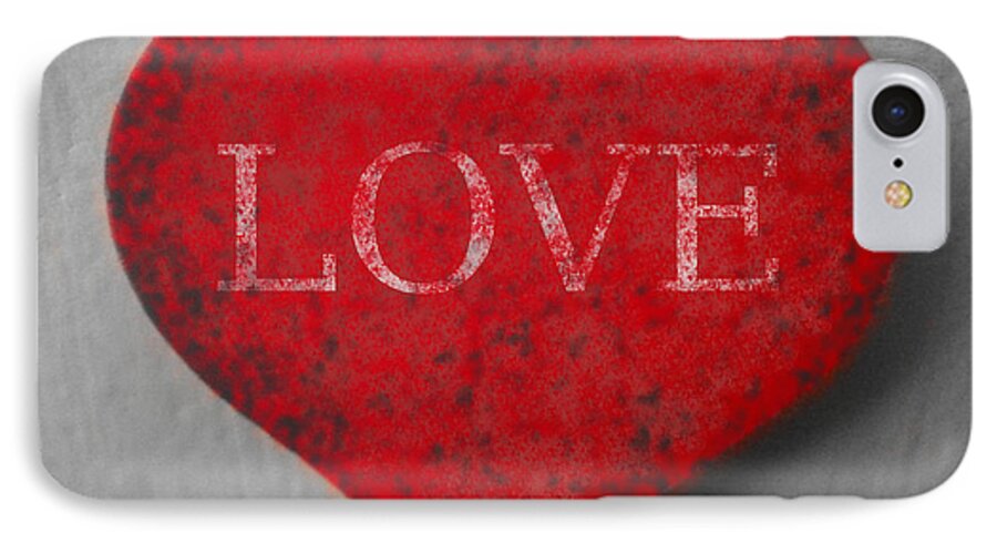 Richard Reeve iPhone 7 Case featuring the photograph Love Heart 1 by Richard Reeve