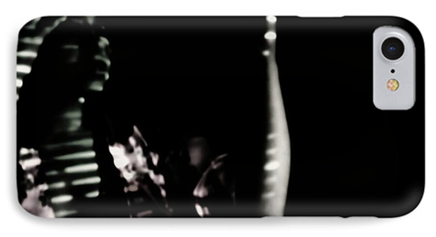 Black And White Shadows Emotive Dark Pain Women iPhone 7 Case featuring the photograph Lurid by Jessica S