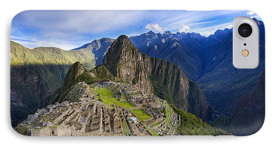 Machu Picchu iPhone 7 Case featuring the photograph Machu Picchu by Alexey Stiop