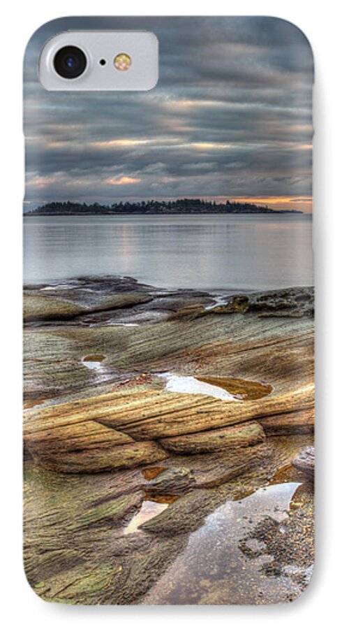 Landscape iPhone 7 Case featuring the photograph Madrona Sunrise by Randy Hall