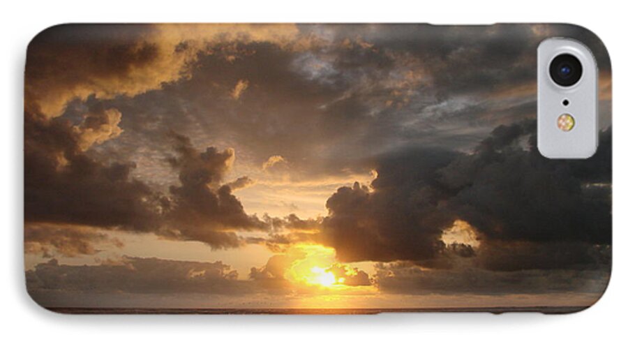 Sunset iPhone 7 Case featuring the photograph Majestic Sunset by Athena Mckinzie
