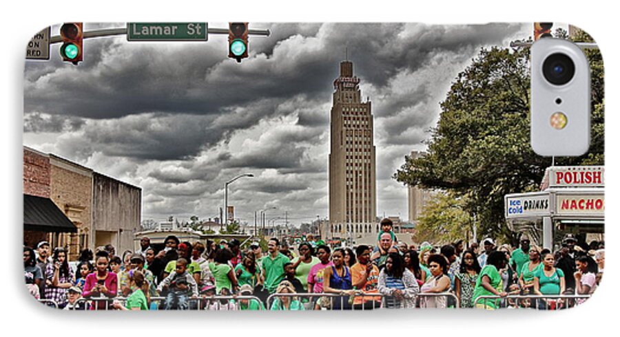 Mal's St. Paddy's Parade iPhone 7 Case featuring the photograph Mal's St. Paddy's Parade by Jim Albritton