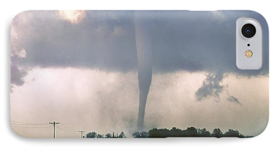 Tornado iPhone 7 Case featuring the photograph Manchester Tornado 3 of 6 by Jason Politte
