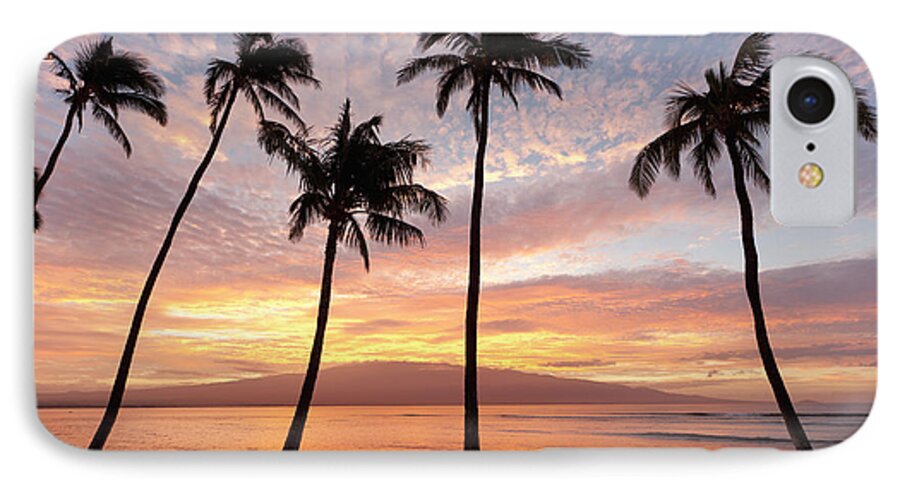 Ma'alaea iPhone 7 Case featuring the photograph Maui Sunrise by David Olsen