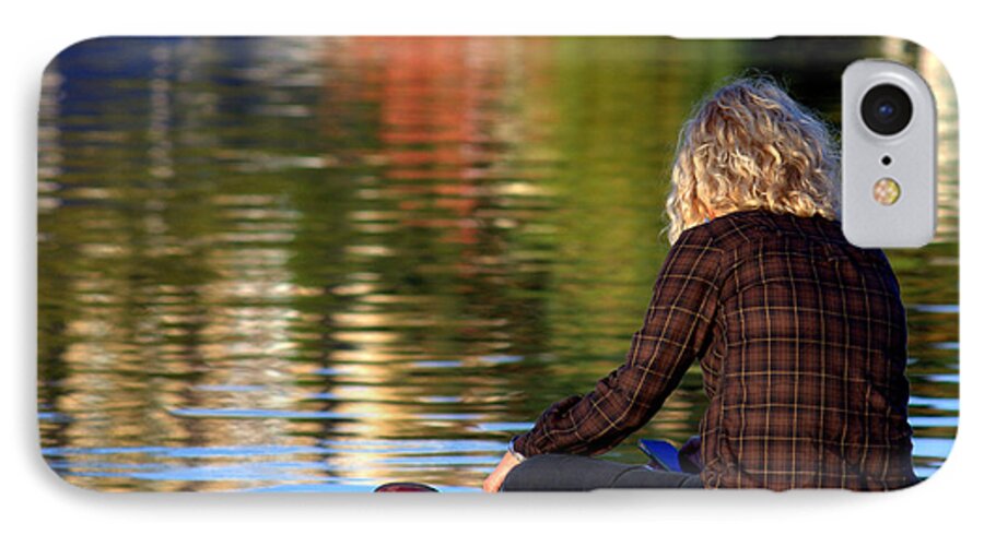 Water iPhone 7 Case featuring the photograph Meditating in Huntsville by Jale Fancey