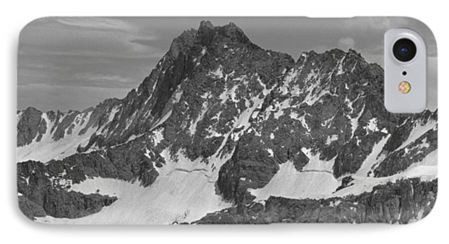 Middle Palisade iPhone 7 Case featuring the photograph 406429-E-Middle Palisade BW by Ed Cooper Photography