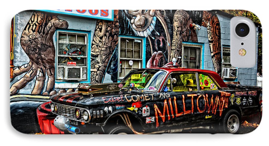 Car iPhone 7 Case featuring the photograph Milltown's Edsel Comet by Mike Martin