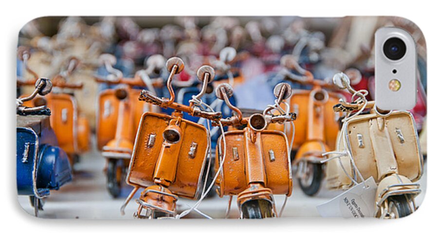Naples iPhone 7 Case featuring the photograph Mini Scooters by Marion Galt