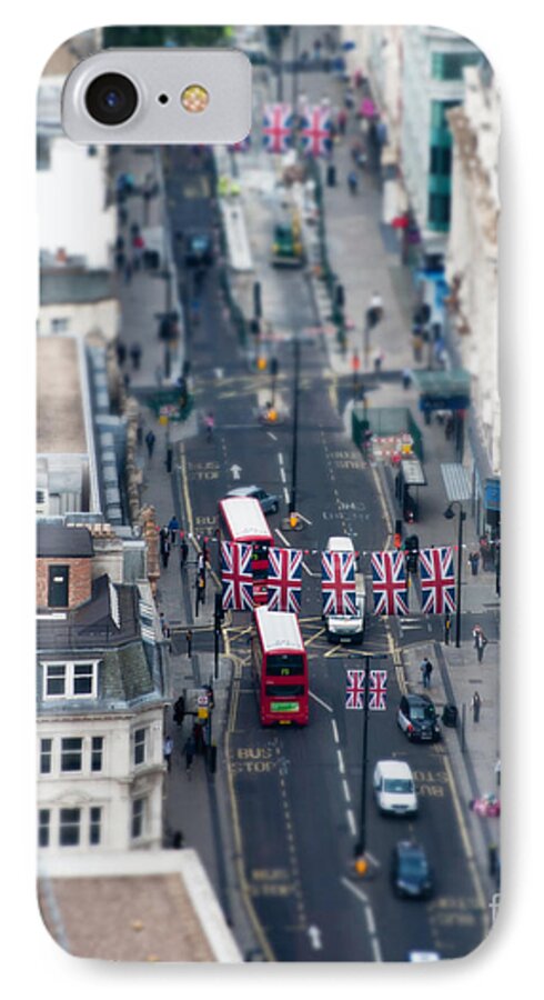 Mini iPhone 7 Case featuring the photograph Miniature Oxford Street by Matt Malloy