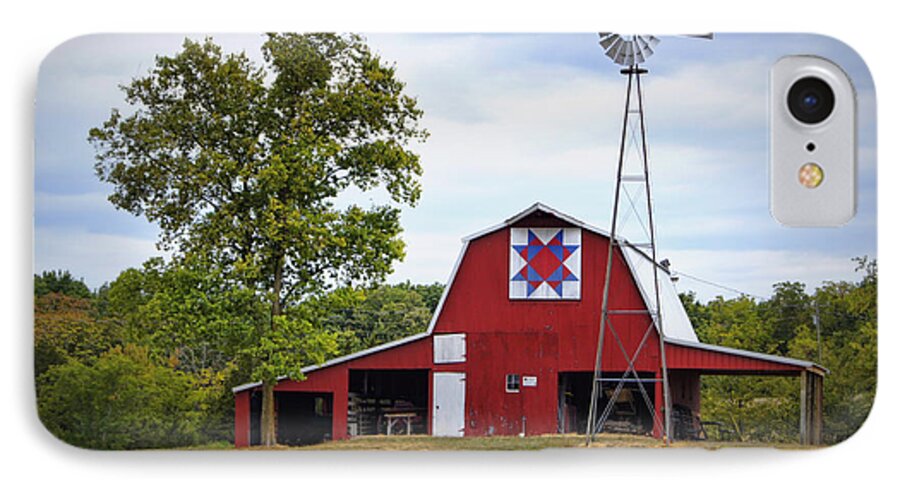 Barn iPhone 7 Case featuring the photograph Missouri Star Quilt Barn by Cricket Hackmann