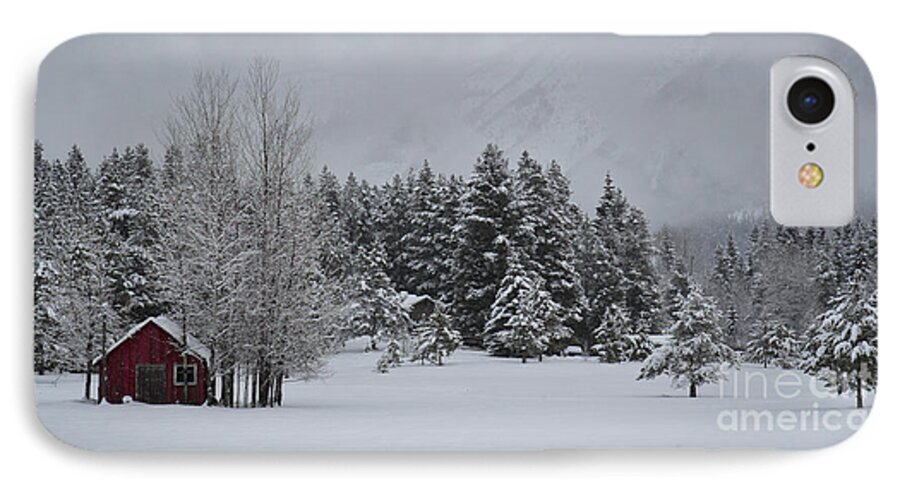 Montana Landscape iPhone 7 Case featuring the photograph Montana Morning by Diane Bohna