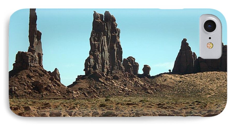 Landscape iPhone 7 Case featuring the photograph Monuments by Fred Wilson
