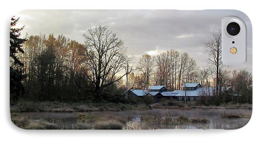 Nisqually Nwr iPhone 7 Case featuring the photograph Morning Breaking by I'ina Van Lawick