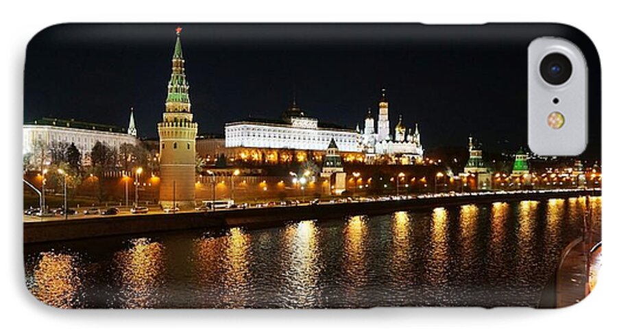 Moscow River iPhone 7 Case featuring the photograph Moscow River by Julia Ivanovna Willhite