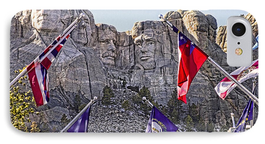 Mount Rushmore iPhone 7 Case featuring the photograph Mount Rushmore by Jason Abando