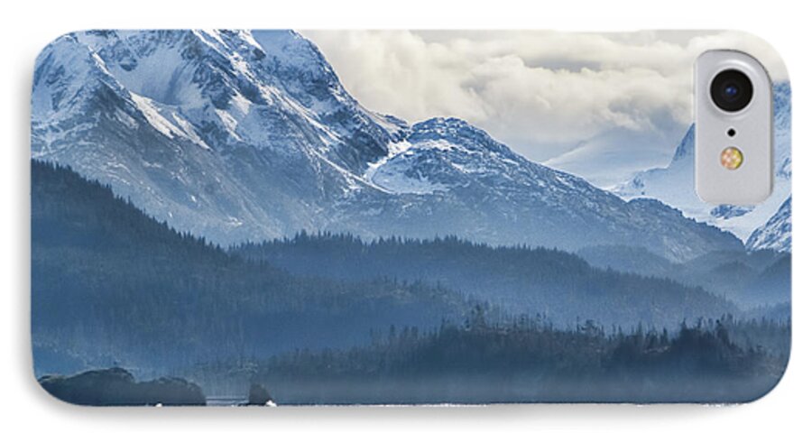 Mountain Mist iPhone 7 Case featuring the photograph Mountain Mist by Phyllis Taylor