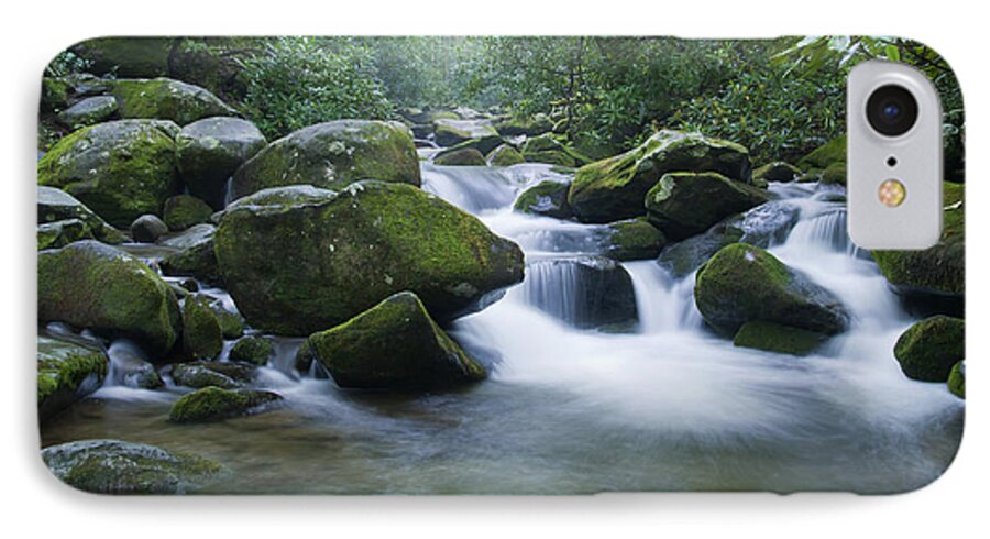 Brook iPhone 7 Case featuring the photograph Mountain Stream 2 by Larry Bohlin