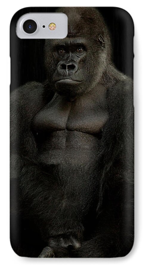 Gorilla iPhone 7 Case featuring the photograph Mr. BIG by Christine Sponchia