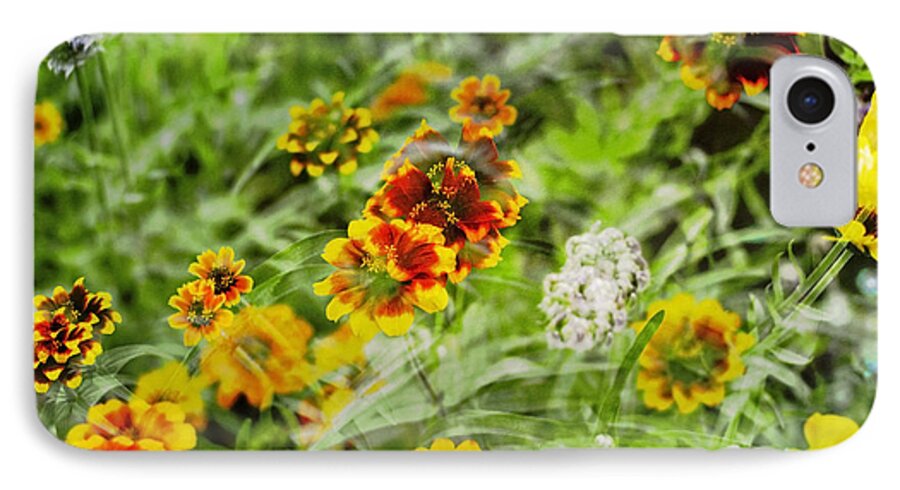 Flowers iPhone 7 Case featuring the photograph Multiplicity by Maria Janicki
