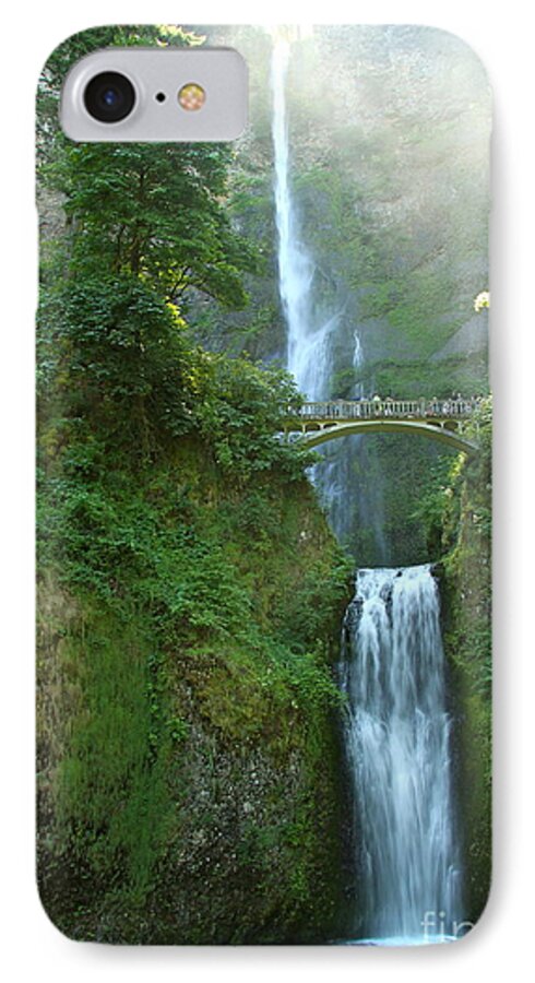 Multnomah Falls iPhone 7 Case featuring the photograph Multnomah Falls by Christiane Schulze Art And Photography
