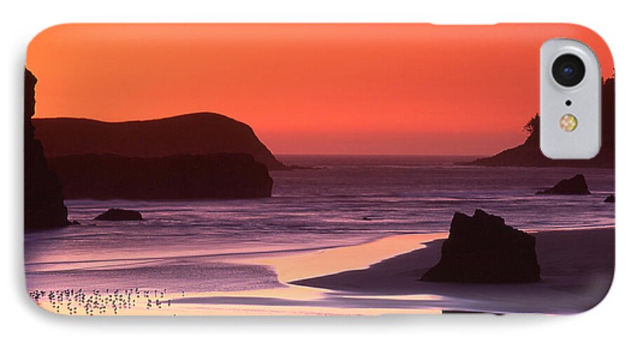Sunset iPhone 7 Case featuring the photograph Myers Creek Sunset by Ginny Barklow
