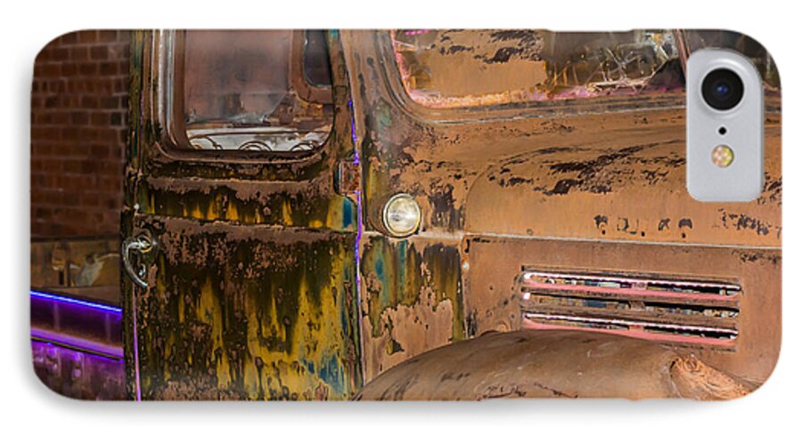 1930 Dodge Truck iPhone 7 Case featuring the photograph Neon and Rust by James Canning