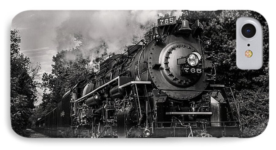 Steam Train iPhone 7 Case featuring the photograph Nickel Plate Berkshire 765 by Dale Kincaid